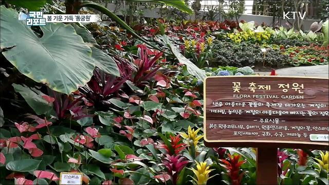 "새봄이 찾아왔어요" 경주 동식물원 '동궁원'