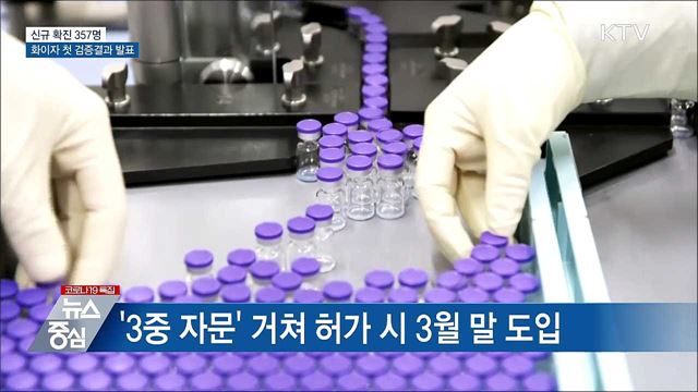 신규 357명···"거리두기 개편 주말 전 발표"