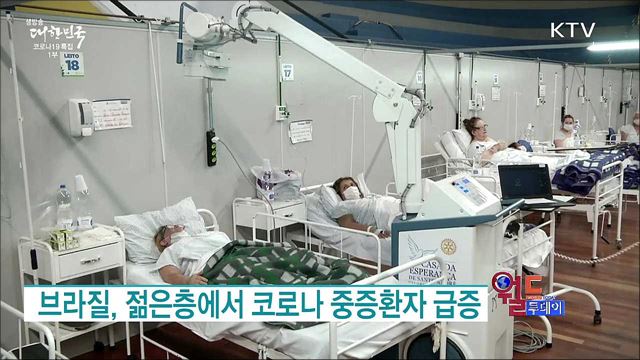 브라질, 젊은층에서 코로나 중증환자 급증 [월드 투데이]
