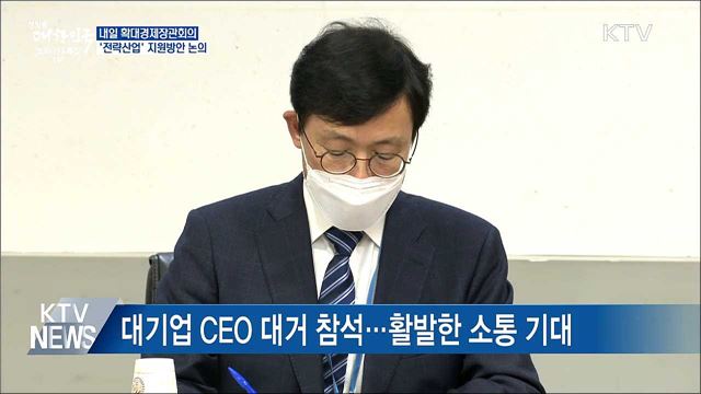 내일 확대경제장관회의···전략산업 지원 방안 논의