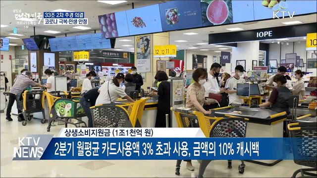 33조 규모 2차 추경 의결···코로나 극복·민생 안정