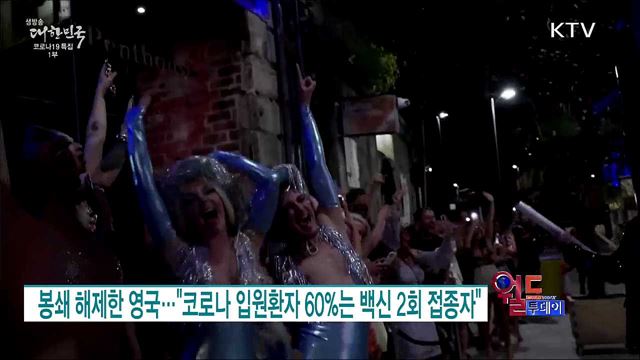 봉쇄 해제한 영국···"코로나 입원환자 60%는 백신 2회 접종자" [월드 투데이]