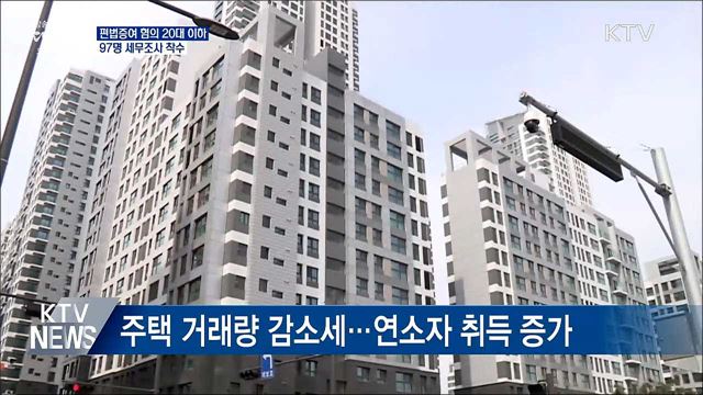 편법증여 혐의 20대 이하 97명 세무조사 착수