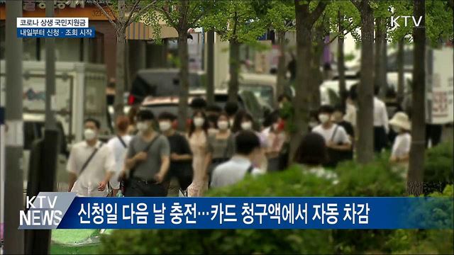 코로나 상생 국민지원금 내일부터 신청···요일제 시행