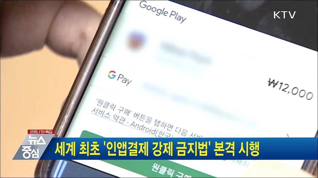 세계 최초 '인앱결제 강제 금지법' 본격 시행