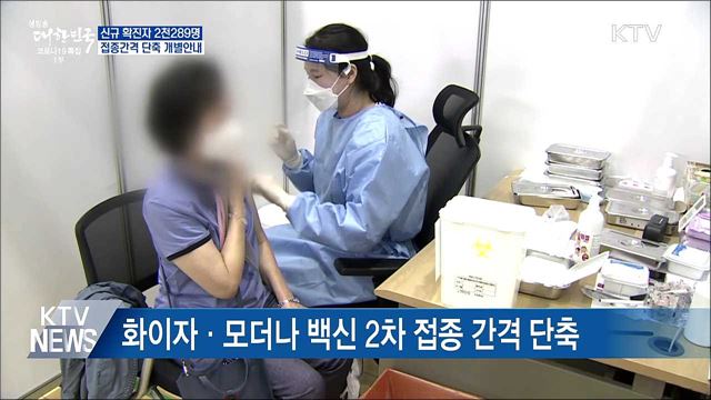 화이자·모더나 접종간격 단축 개별안내