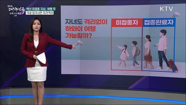 백신 미접종 자녀, 격리없이 하와이 여행 갈 수 있나 [사실은 이렇습니다]