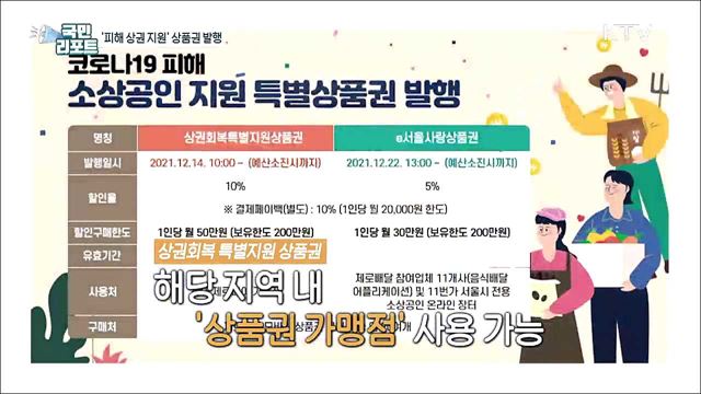 서울시, '특별피해 상권 지원' 상품권 발행