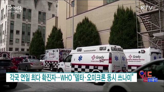 각국 연일 최다 확진자···WHO "델타·오미크론 동시 쓰나미" [월드 투데이]