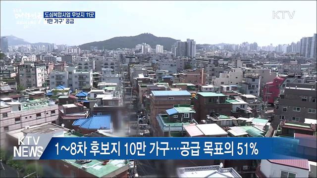 도심복합사업 후보지 11곳···'1만 가구' 공급