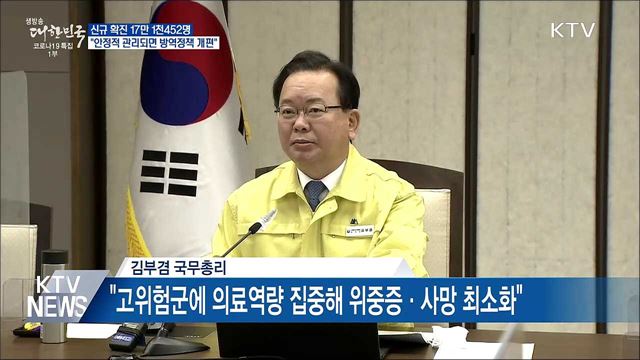 17만 명대 확진···"안정적 관리되면 방역정책 개편"