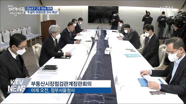 강남 4구 2주 연속 하락···"추세적 하향안정 인식 확산"