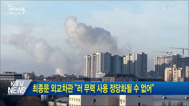 최종문 외교차관 "러 무력 사용 정당화될 수 없어"