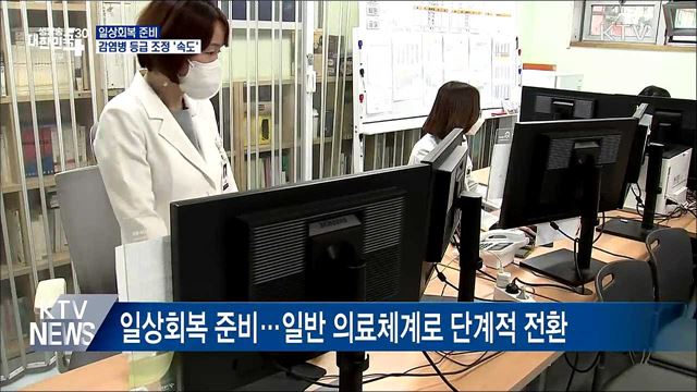 일상회복 준비···감염병 등급 조정 '속도'