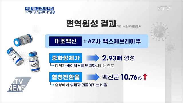 국산 코로나 백신 첫 '품목허가'···이달 내 최종결정