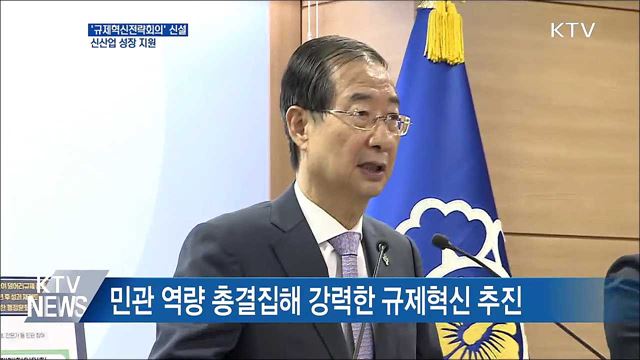 '규제혁신전략회의' 신설···신산업 성장 지원