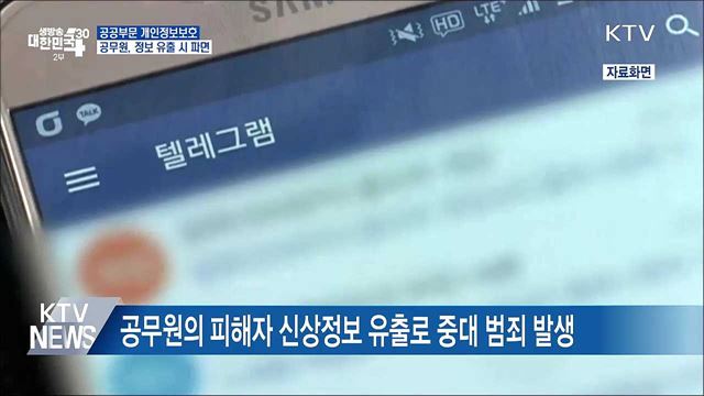 한 번만 유출해도 파면···공공부문 개인정보보호 강화