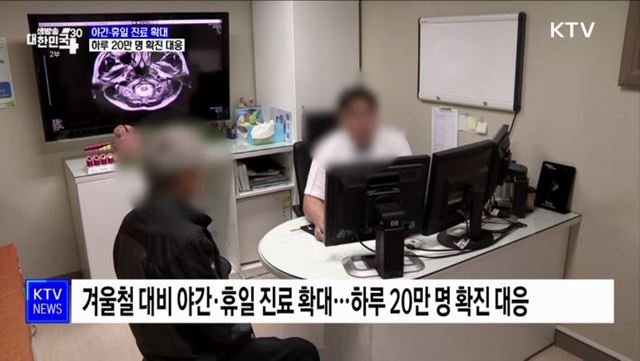 중대본 "야간·휴일 진료 확대···하루 20만 명 확진 대응"