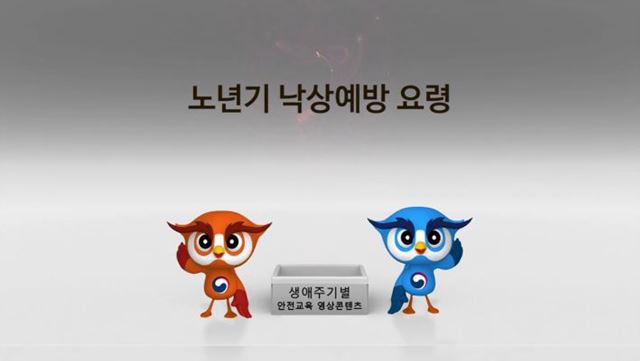 겨울철 노인 낙상사고 예방법 - 행정안전부