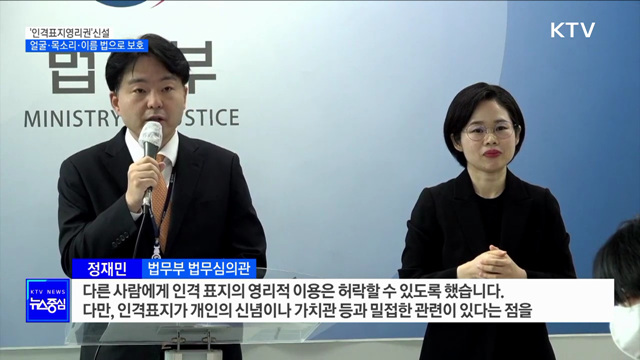 '인격표지영리권' 신설···얼굴·목소리·이름 법으로 보호