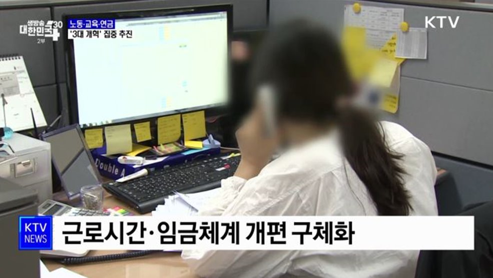 노동·교육·연금 '3대 개혁' 집중 추진