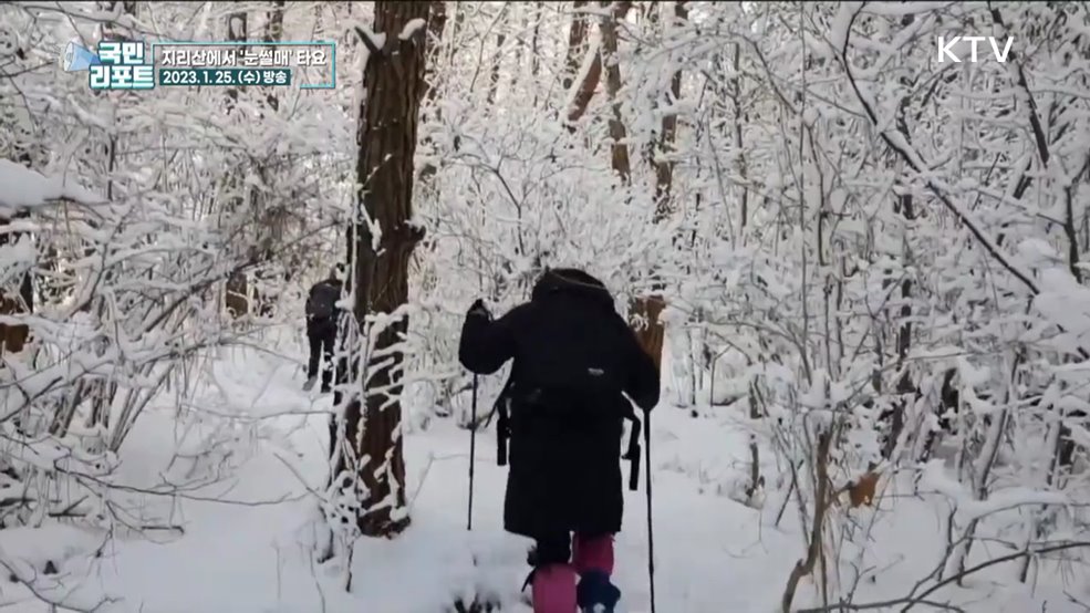 눈썰매 타요, 지리산 바래봉 눈꽃축제