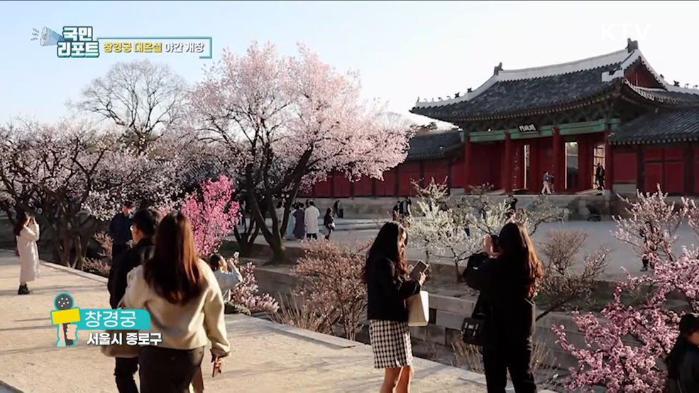 국내 첫 서양식 온실, 창경궁 대온실 야간 개장