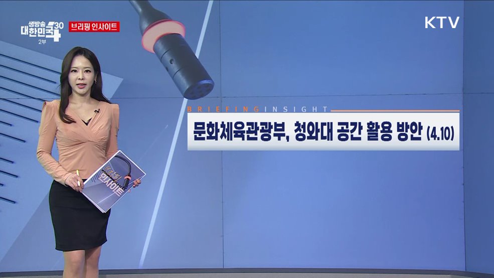 문화체육관광부, 청와대 공간 활용 방안 (4.10) [브리핑 인사이트]