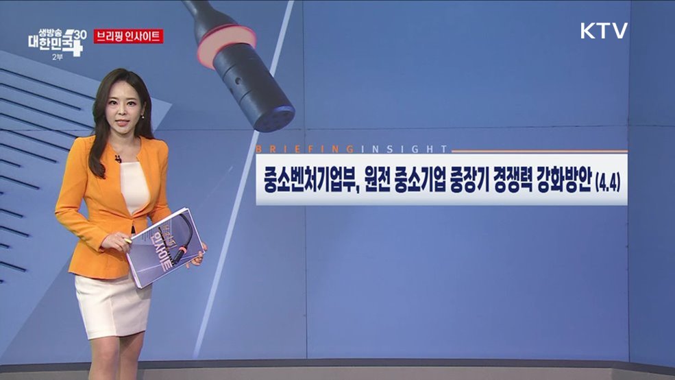 중소벤처기업부, 원전 중소기업 중장기 경쟁력 강화방안 (4.4) [브리핑 인사이트]