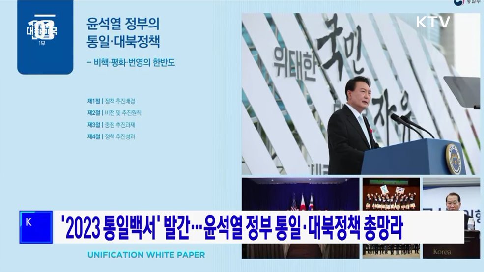'2023 통일백서' 발간···윤석열 정부 통일·대북정책 총망라
