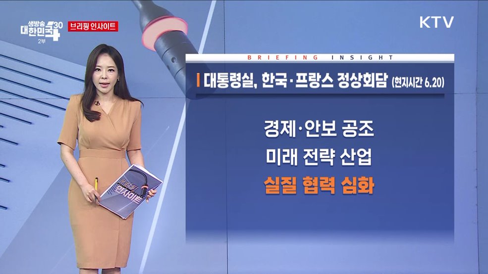 대통령실, 한국·프랑스 정상회담 (현지시간 6.20) [브리핑 인사이트]