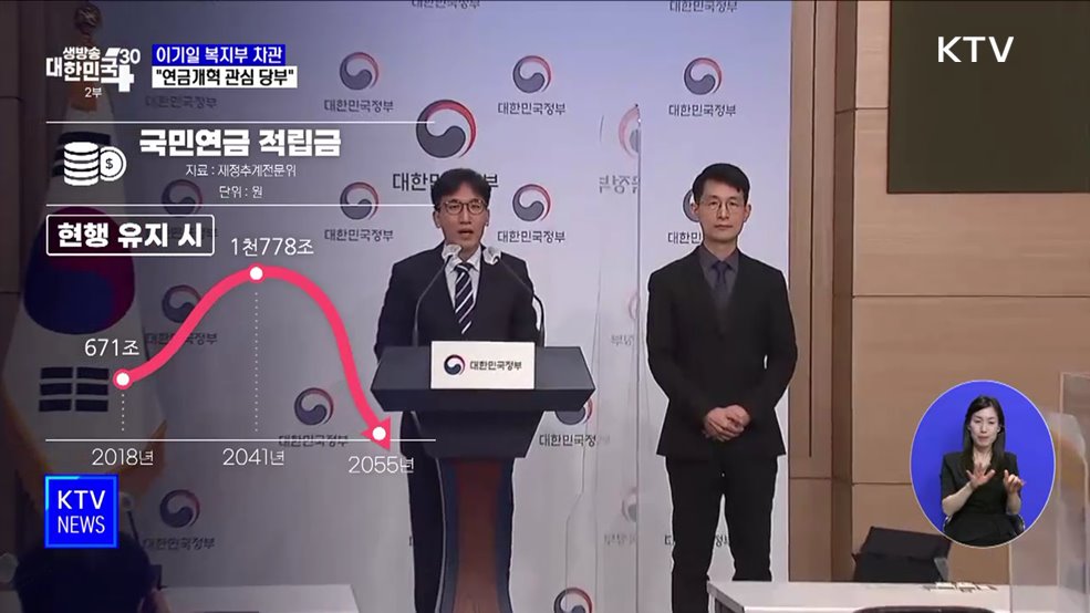 이기일 복지부 차관 "미래세대 위한 연금개혁···국민 관심 당부"