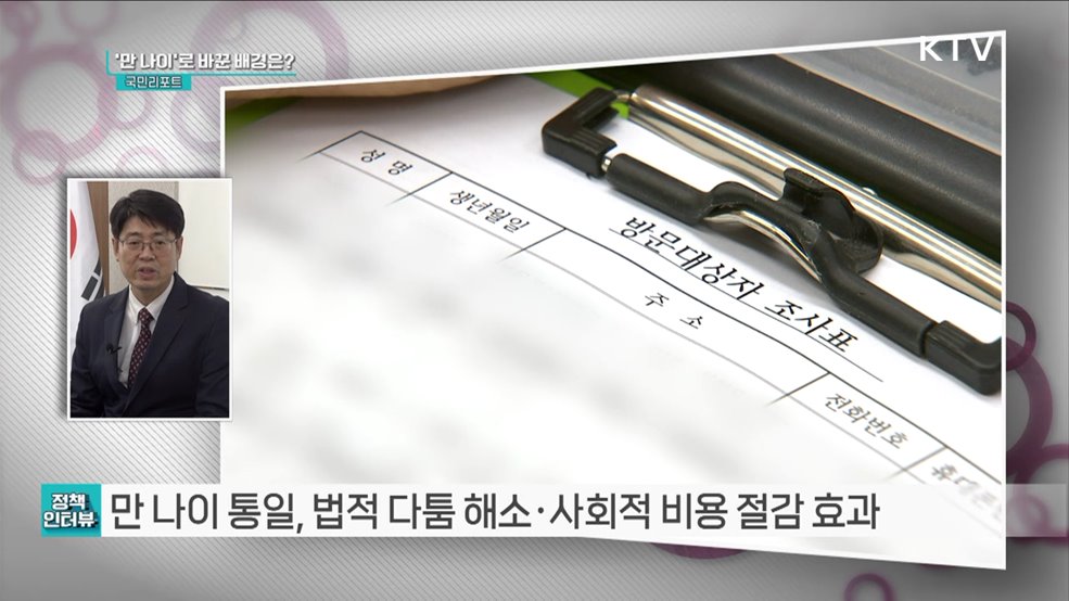 '만 나이 통일법' 시행, 적용·비적용 알아야 [정책인터뷰]