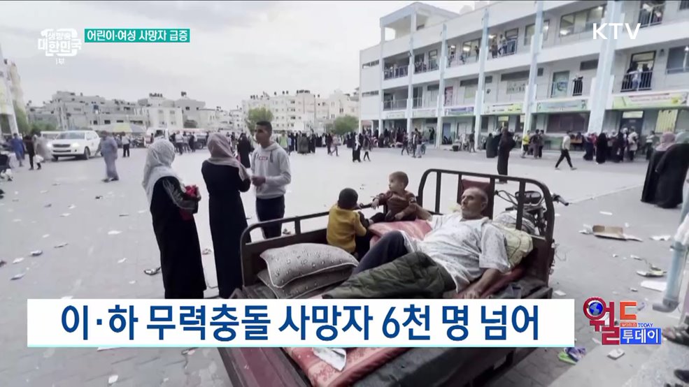 이·하 무력충돌 사망자 6천 명 넘어 [월드 투데이]