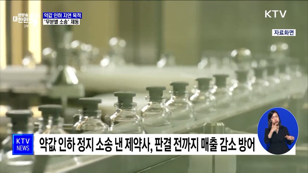 약값 인하 늦추는 '무분별 소송' 제동···건강보험 손실액 환수