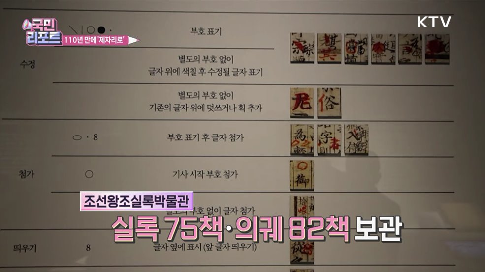 오대산 조선왕조실록·의궤, 110년 만에 귀향