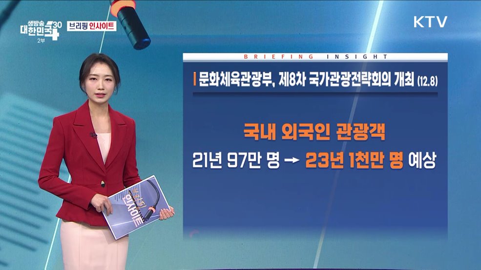 문화체육관광부, 제8차 국가관광전략회의 개최 (12.8) [브리핑 인사이트]