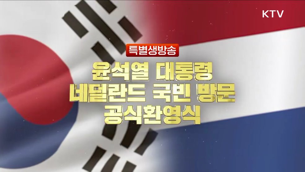 윤석열 대통령 네덜란드 국빈방문 공식환영식