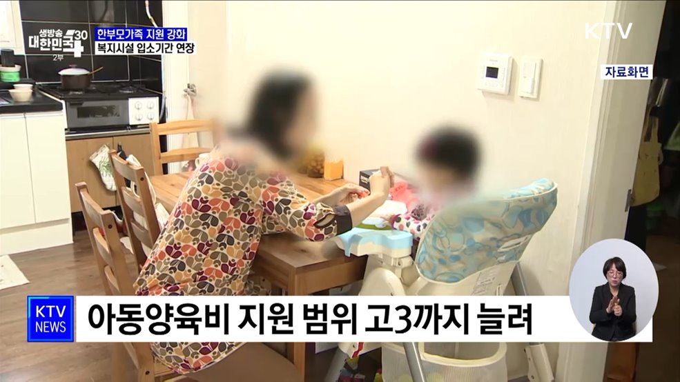 한부모가족복지시설 입소기간 연장···위기임산부 출산 지원