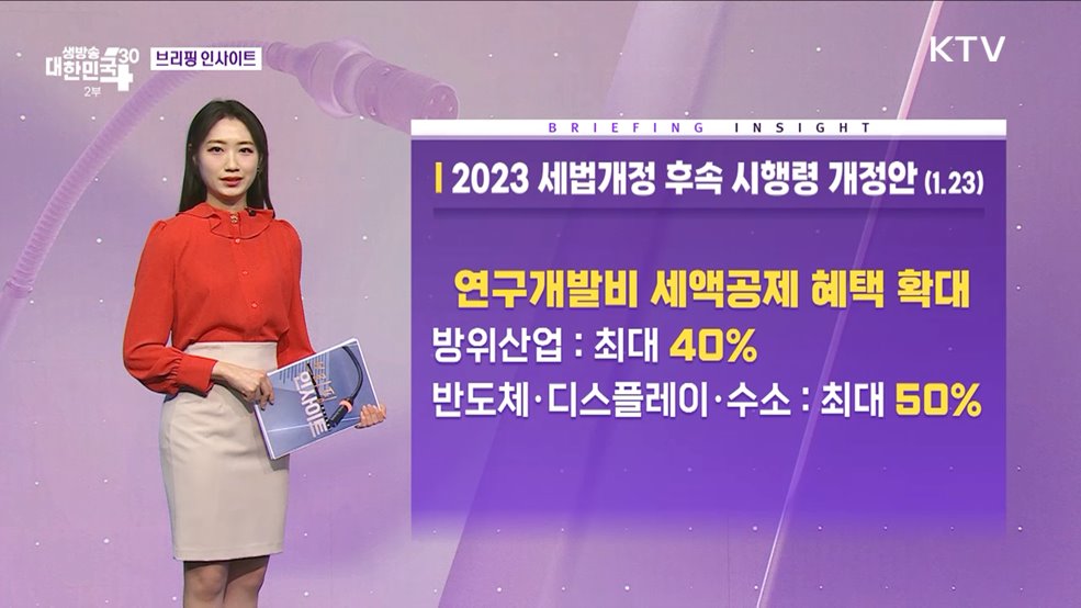 2023 세법개정 후속 시행령 개정안 (1.23) [브리핑 인사이트]