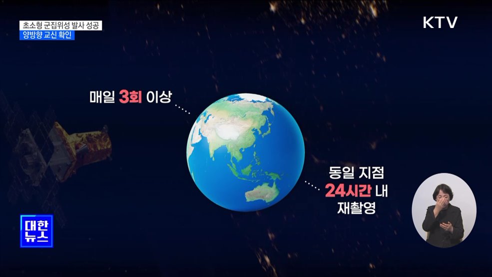 초소형 군집위성 '네온샛 1호' 발사 성공···양방향 교신 확인
