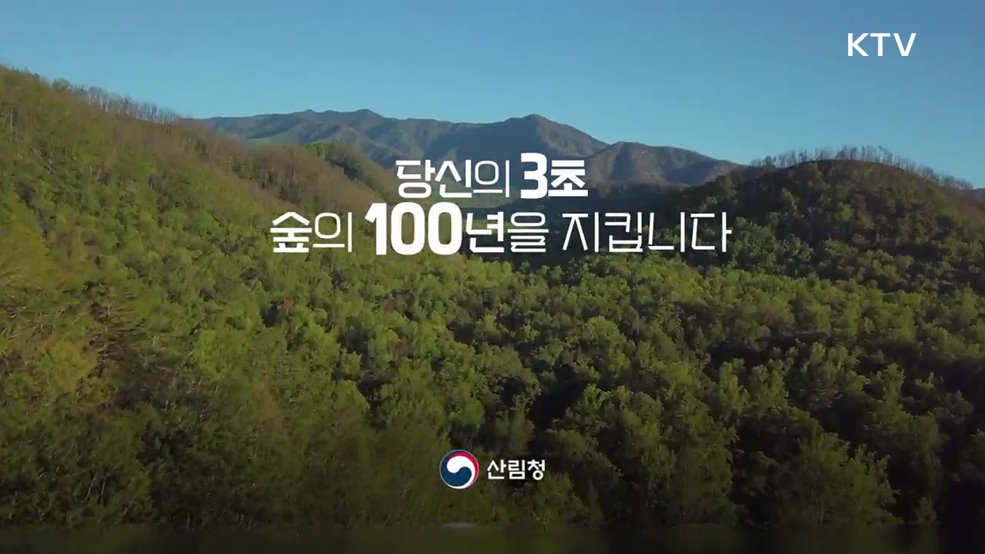 2024 산불예방 캠페인 당신의 3초 숲의 100년을 지킵니다 - 산림청