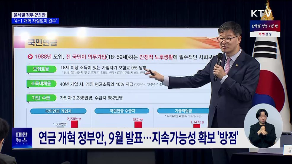 미래세대 위한 '4+1 개혁'···"차질없이 완수"