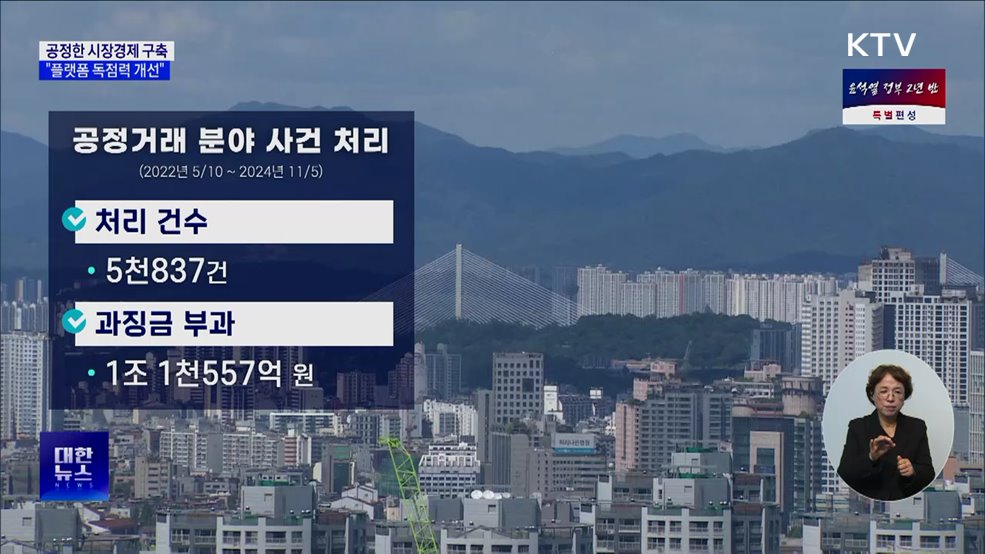 공정한 시장경제 구축···"플랫폼 독점력 개선"