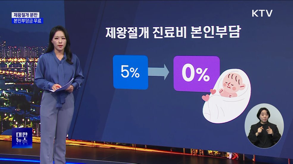 내년부터 제왕절개 분만 본인부담금 무료