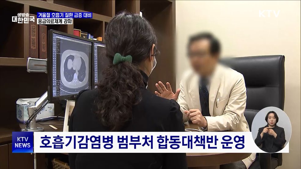 겨울철 호흡기 질환 급증 대비···코로나19 협력병원 재가동