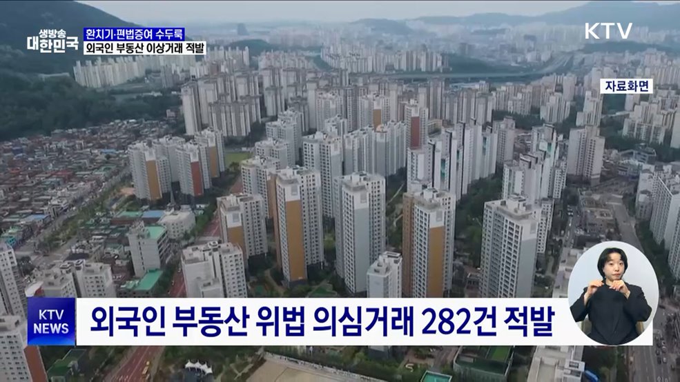 환치기·편법증여 수두룩···외국인 부동산 이상거래 적발