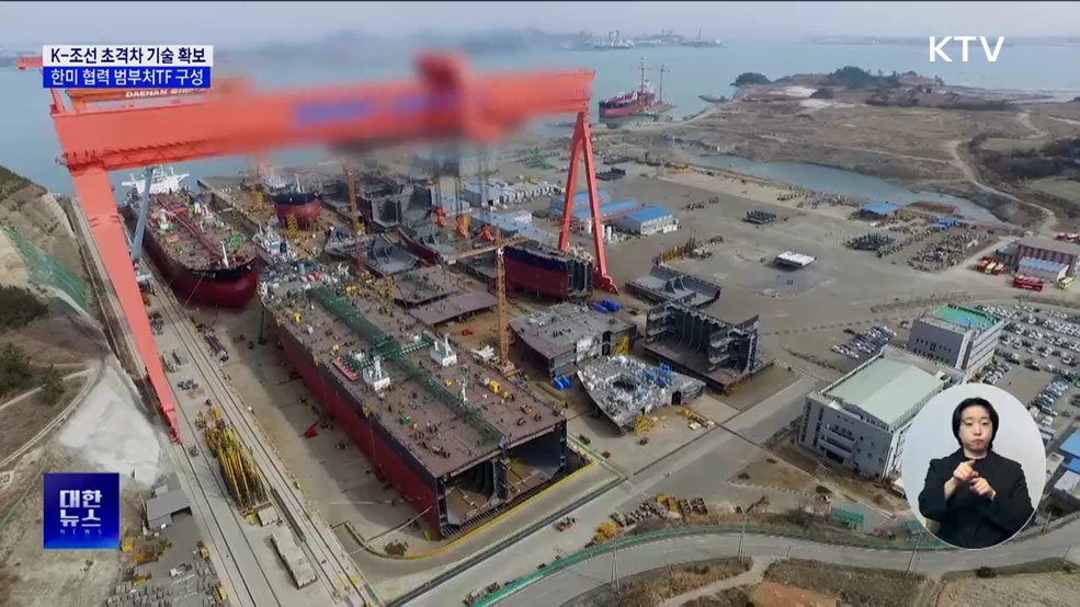 K-조선 초격차 기술 확대···2천600억 원 투입
