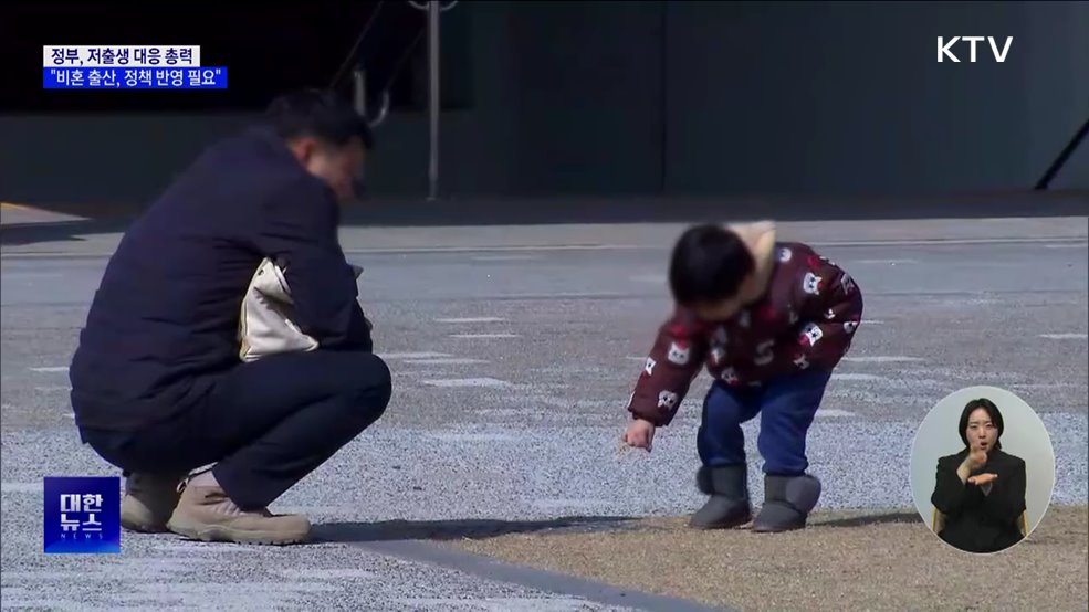 저출생 대응 총력···"비혼 출산, 정책 반영 필요"