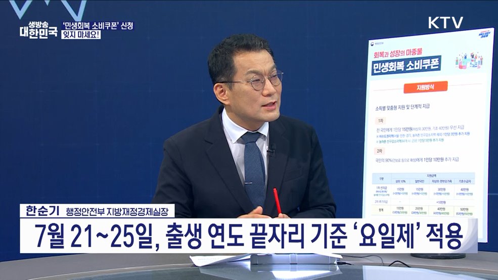 민생회복 소비쿠폰 21일부터! 신청·사용법 완벽 정리 [기획대담]
